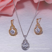 925 sterling silver wedding gold plated 925 sterling silver jewelry sets